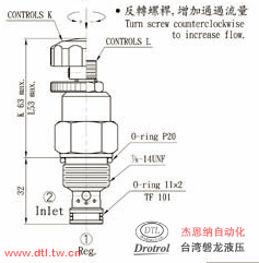 CNC-102-L2.0N插式流量阀